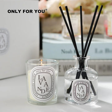 50ml Reed Diffuser Bottle Paired with Essential Oil Candle Diffuser Gift Set Hotel Home Aromatherapy Air Freshener Home Decorati (Copy) - Ma boutique