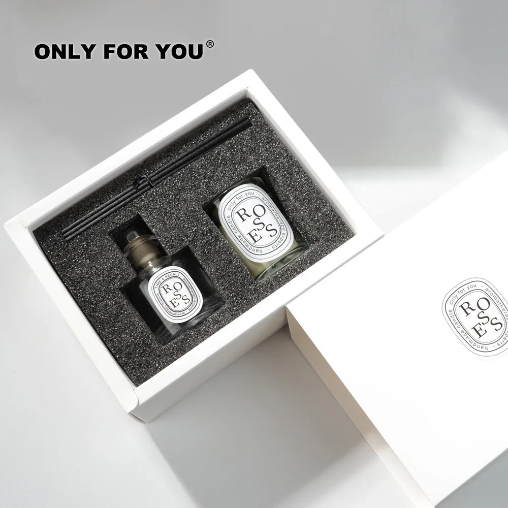 50ml Reed Diffuser Bottle Paired with Essential Oil Candle Diffuser Gift Set Hotel Home Aromatherapy Air Freshener Home Decorati (Copy) - Ma boutique