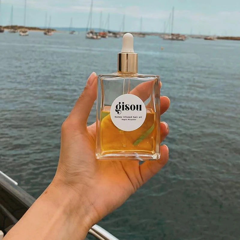Gisou Honey Infused Lip Hair Oil Travel Size Enriched With Mirsalehi Honey To Deeply Nourish & Moisturize Hair Healthy Girl Gift (Copy) - Ma boutique
