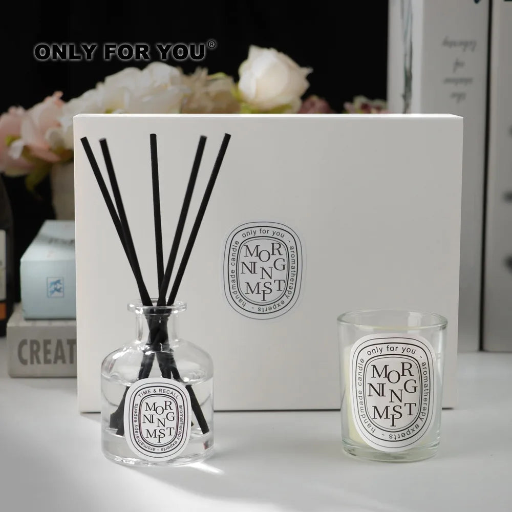 50ml Reed Diffuser Bottle Paired with Essential Oil Candle Diffuser Gift Set Hotel Home Aromatherapy Air Freshener Home Decorati (Copy) - Ma boutique